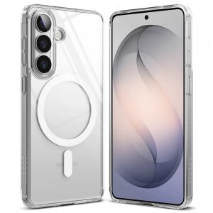 Husa MagSafe pentru Samsung Galaxy S26, Ringke, Fusion, Transparenta