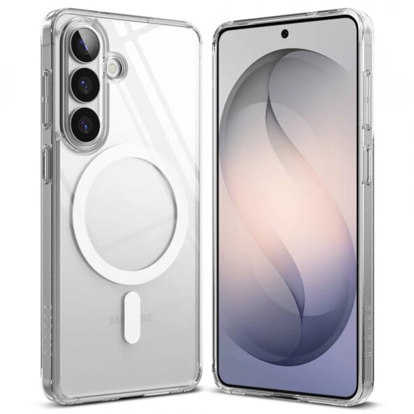 Husa MagSafe pentru Samsung Galaxy S26, Ringke, Fusion, Transparenta