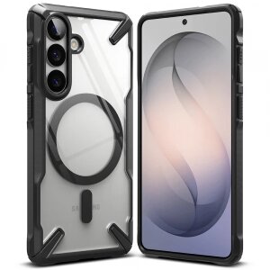 Husa MagSafe pentru Samsung Galaxy S26, Ringke, Fusion X, Neagra