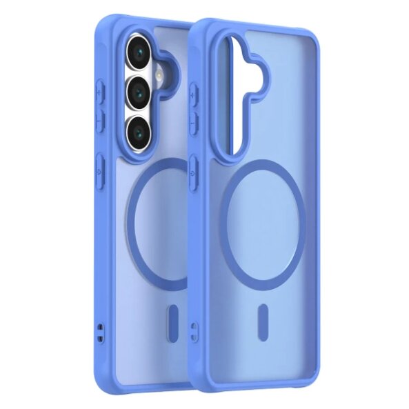 Husa MagSafe pentru Samsung Galaxy S26, Techsuit, HaloFrost II, Albastra