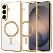 Husa MagSafe pentru Samsung Galaxy S26, Techsuit, Luxury Crystal, Aurie