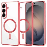 Husa MagSafe pentru Samsung Galaxy S26, Techsuit, Luxury Crystal, Rosie