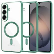 Husa MagSafe pentru Samsung Galaxy S26, Techsuit, Luxury Crystal, Verde Deschis