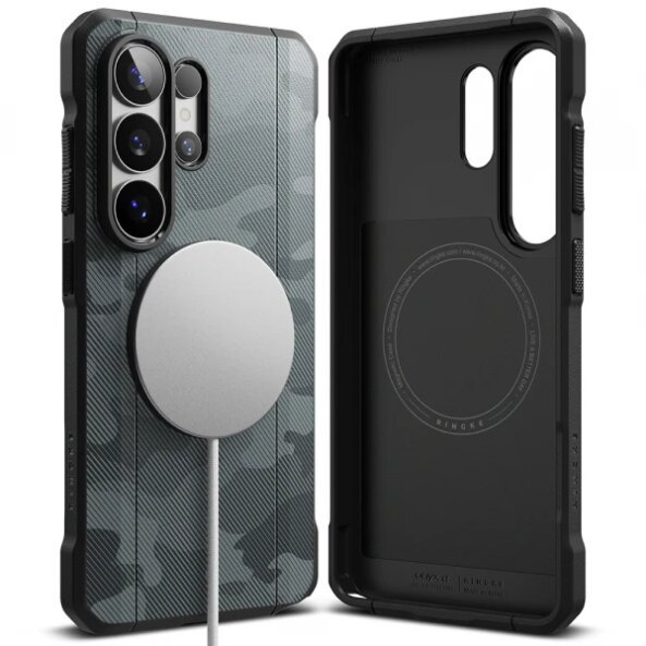 Husa MagSafe pentru Samsung Galaxy S26 Ultra, Ringke, Onyx Alpha, Camuflaj