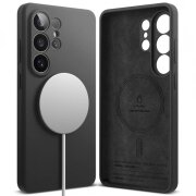 Husa MagSafe pentru Samsung Galaxy S26 Ultra, Ringke, Silicone, Neagra
