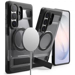 Husa MagSafe pentru Samsung Galaxy S26 Ultra, Ringke, UX, Fumurie