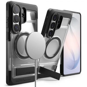 Husa MagSafe pentru Samsung Galaxy S26 Ultra, Ringke, UX, Transparenta