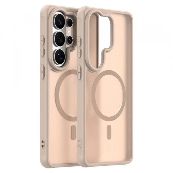 Husa MagSafe pentru Samsung Galaxy S26 Ultra, Techsuit, HaloFrost II, Aurie