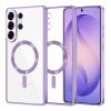 Husa MagSafe pentru Samsung Galaxy S26 Ultra, Techsuit, Luxury Crystal, Mov Deschis