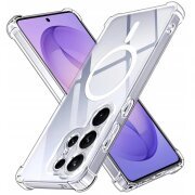 Husa MagSafe pentru Samsung Galaxy S26 Ultra, Techsuit, Shockproof, Transparenta