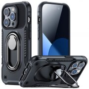 Husa pentru Apple iPhone 14 Pro, Joyroom, Dual Hinge, Neagra 