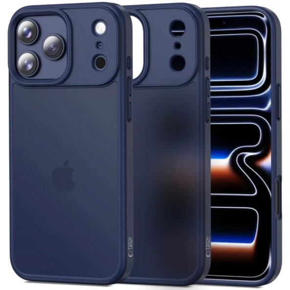 Husa pentru Apple iPhone 17 Pro Max, Tech-Protect, Magmat, Bleumarin Mata 