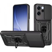 Husa pentru Oppo Reno15 FS / Reno15 F, Techsuit, CamShield, Neagra