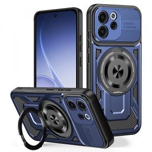 Husa pentru Oppo Reno15 FS / Reno15 F, Techsuit, RuggedCam, Albastra