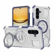 Husa pentru Samsung Galaxy A57 5G, Techsuit, Carbon Shield Pro, Albastra