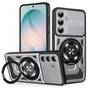 Husa pentru Samsung Galaxy S26 Plus, Techsuit, RuggedCam, Gri