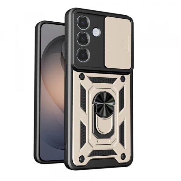 Husa pentru Samsung Galaxy S26, Techsuit, CamShield, Aurie