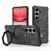 Husa pentru Samsung Galaxy S26, Techsuit, Carbon Shield Pro, Neagra