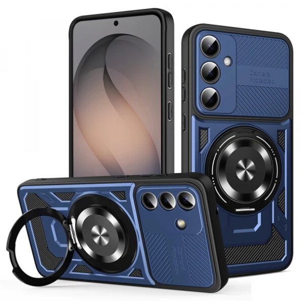 Husa pentru Samsung Galaxy S26, Techsuit, RuggedCam, Albastra