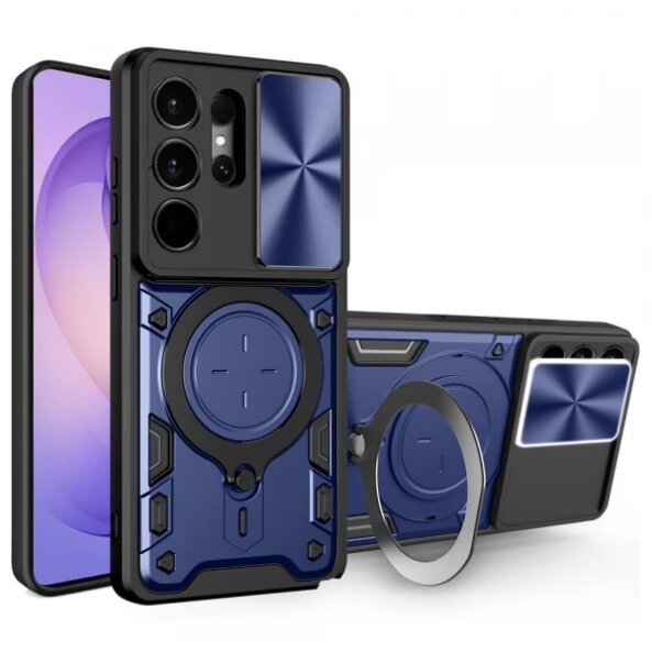 Husa pentru Samsung Galaxy S26 Ultra, Techsuit, CamGuard Pro, Albastra