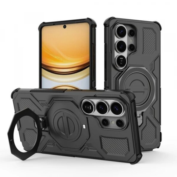 Husa pentru Samsung Galaxy S26 Ultra, Techsuit, Carbon Shield Pro, Neagra