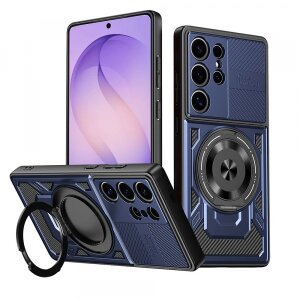 Husa pentru Samsung Galaxy S26 Ultra, Techsuit, RuggedCam, Albastra