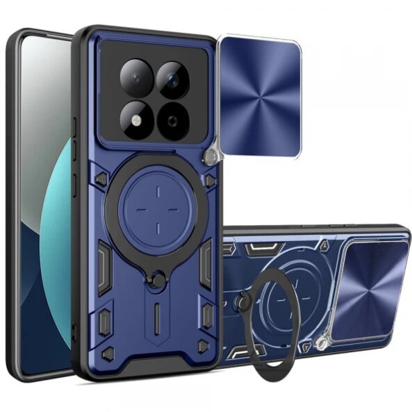 Husa pentru Xiaomi Redmi Note 15 Pro 4G, Techsuit, CamGuard Pro, Albastra