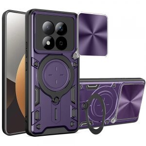 Husa pentru Xiaomi Redmi Note 15 Pro 5G, Techsuit, CamGuard Pro, Mov