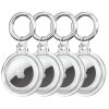 Husa Tech-Protect Icon pentru Apple AirTag, Set 4 bucati, Transparenta