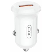 Incarcator Auto XO Design CC68, 18W, 3A, 1 x USB-A, Alb 