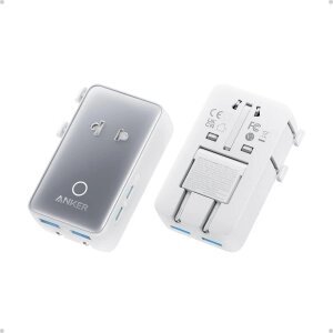 Incarcator Retea Anker Nano Travel, 20W, 3A, 2 x USB-A - 2 x USB-C, Alb A9215H21 