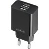 Incarcator Retea MaXlife MXTC-12, 24W, 4.8A, 2 x USB-A, Negru 