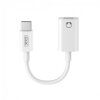 Adaptor Audio USB-C - Lightning XO Design NB-R268B, 0.12m, Alb 