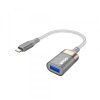Adaptor OTG Lightning - USB-A BWOO BZ70, Gri 
