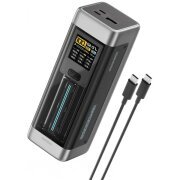 Baterie Externa Cuktech, 25000mAh, 210W, QC + PD, 1 x USB-A - 2 x USB-C, Neagra CUK00P23GLBK 