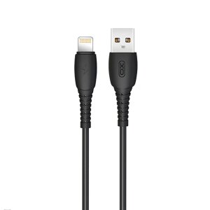 Cablu Date si Incarcare USB-A - Lightning XO Design NB-P163, 18W, 1m, Negru 