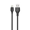 Cablu Date si Incarcare USB-A - Lightning XO Design NB103, 18W, 2m, Negru 