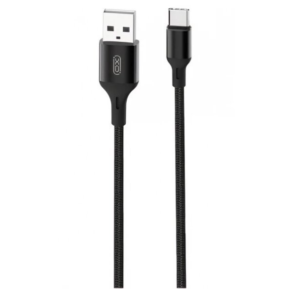 Cablu Date si Incarcare USB-A - USB-C XO Design NB143, 18W, 2m, Negru 