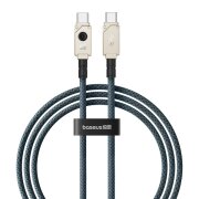 Cablu Date si Incarcare USB-C - USB-C Baseus Unbreakable, 100W, 2m, Alb P10355800221-01 