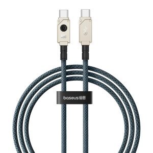 Cablu Date si Incarcare USB-C - USB-C Baseus Unbreakable, 100W, 2m, Alb P10355800221-01 