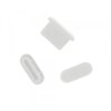 Dop Anti Praf Port Telefon OEM, USB-C, Set 10 bucati, Alb 
