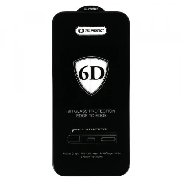 Folie de protectie Ecran OEM pentru Samsung Galaxy S26, Sticla Securizata, Full Glue, 6D, Neagra 