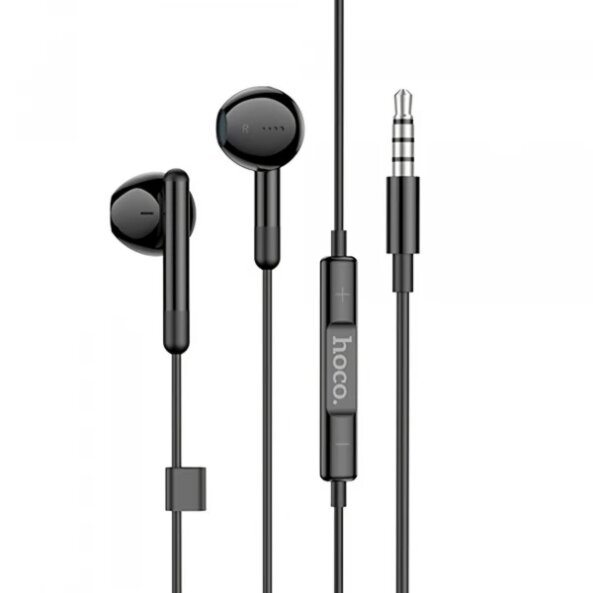 Handsfree 3.5mm HOCO, Negru 