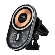 Incarcator Auto Wireless Qualo QTUS-K-15-07, 15W, 1.67A, Gri 
