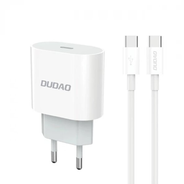 Incarcator Retea Cu Cablu USB-C Dudao A14EUC, 20W, 3A, 1 x USB-C, Negru 