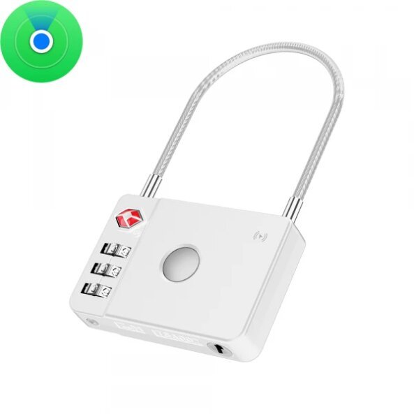 MiLi SmartTag MiLock Luggage pentru iOS Series, Alb HD-P16-L