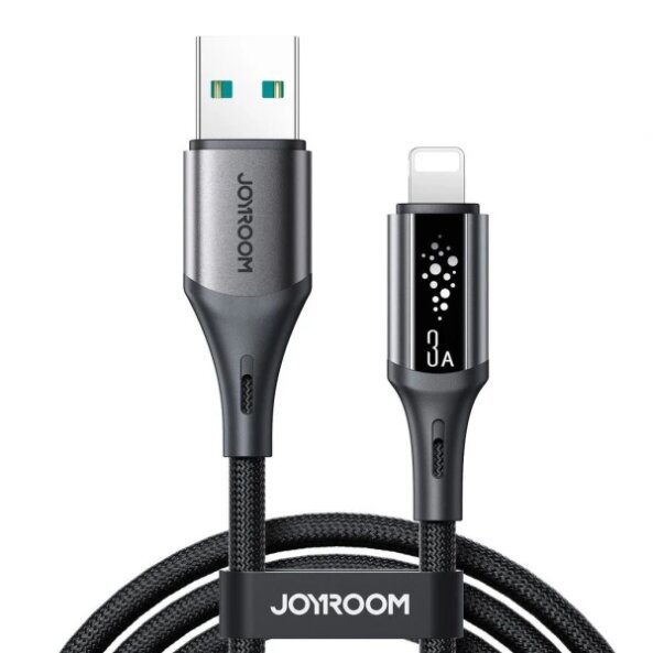 Cablu Date si Incarcare USB-A - Lightning Joyroom S-A60 StarTalk, 18W, 1.2m, Negru 