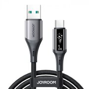 Cablu Date si Incarcare USB-A - USB-C Joyroom S-A60 StarTalk, 18W, 1.2m, Negru 