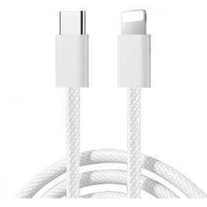 Cablu Date si Incarcare USB-C - Lightning Joyroom S-A45, 30W, 1m, Alb 