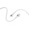 Cablu Date si Incarcare USB-C - USB-C Forever Flexible, 100W, 2m, Alb 